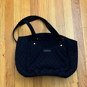 Vera Bradley Quilted Navy Blue Tote Bag